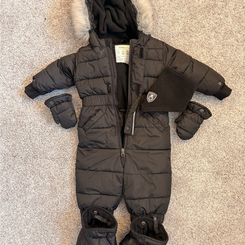 deux par deux One Piece Original Puffy Snowsuit - Picture 2 of 7